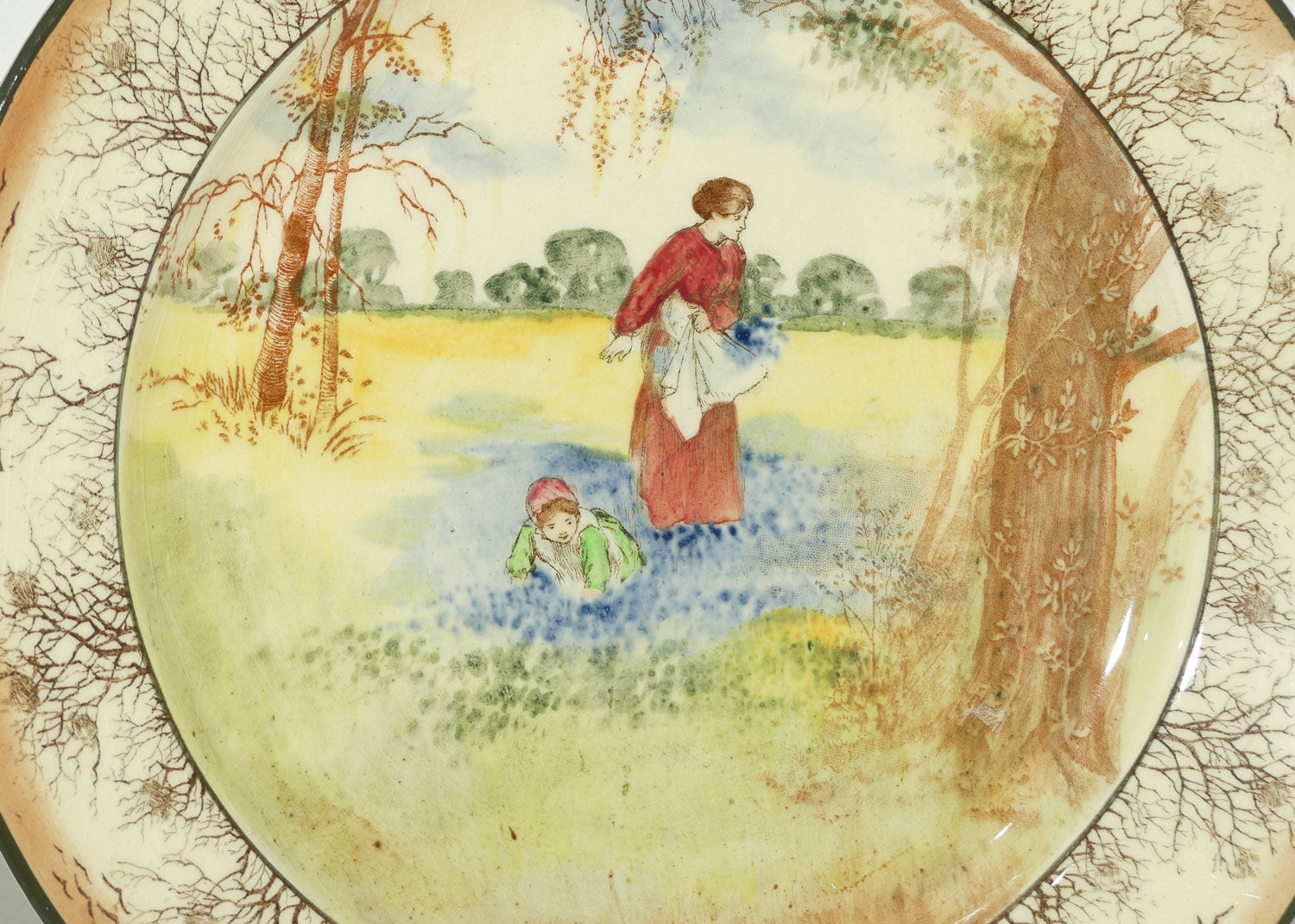 Royal Doulton Bluebell Gatherers plate | D3812