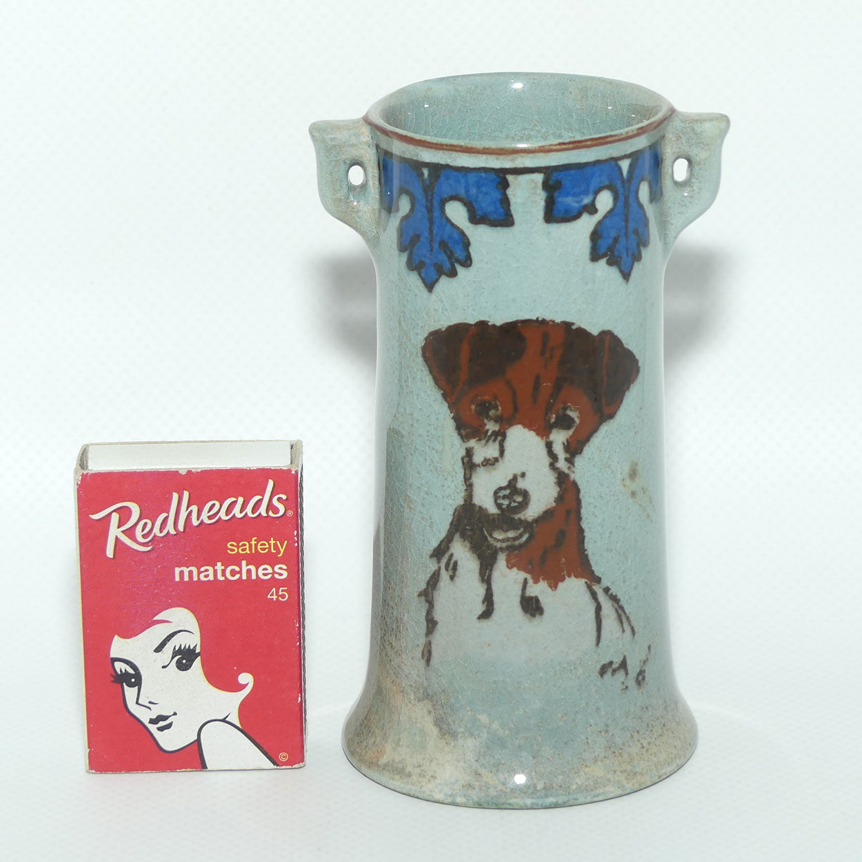 Royal Doulton Cecil Aldins Dogs vase D4525 | Titanian Glaze