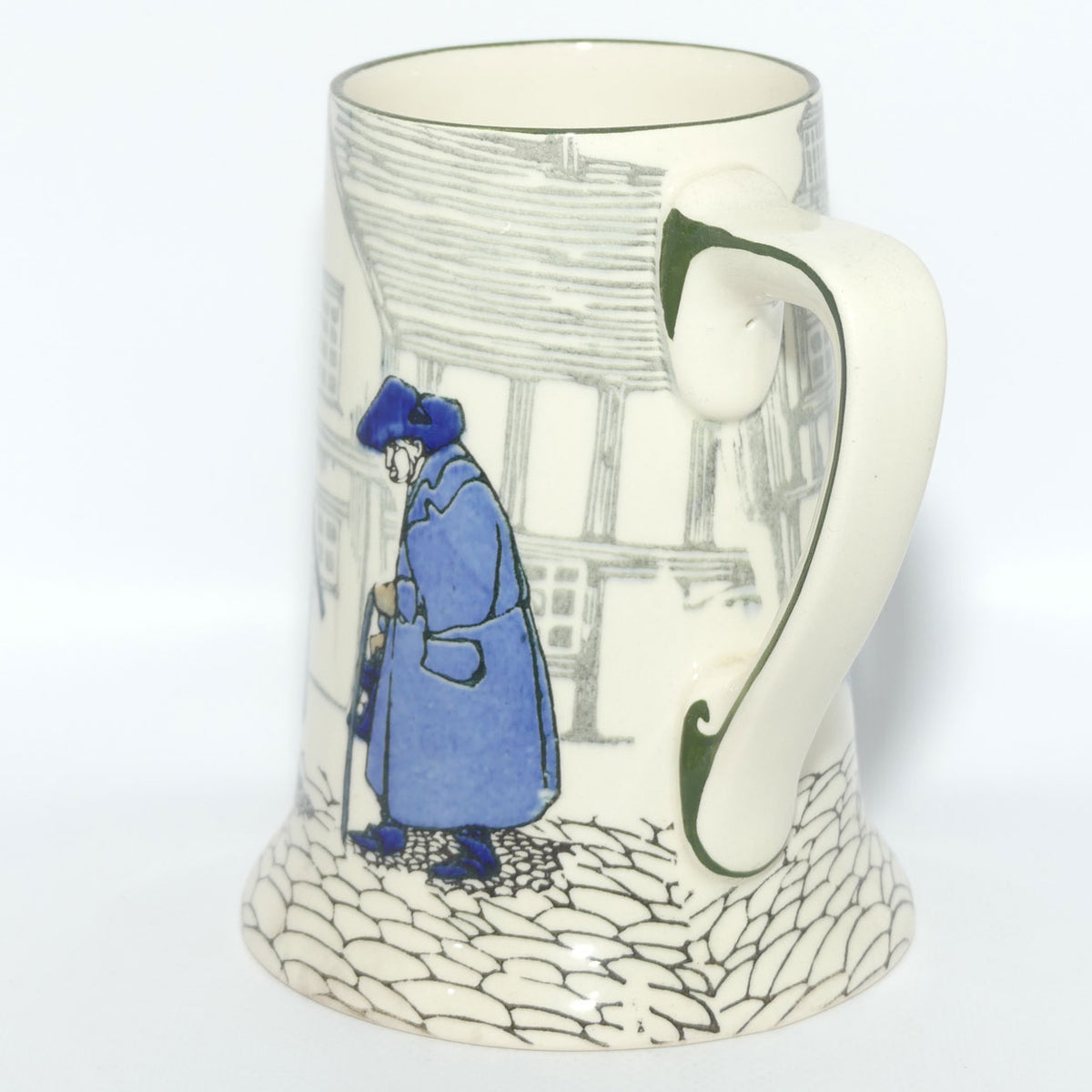 Royal Doulton Nightwatchman ale tankard D4746 | Blue and White
