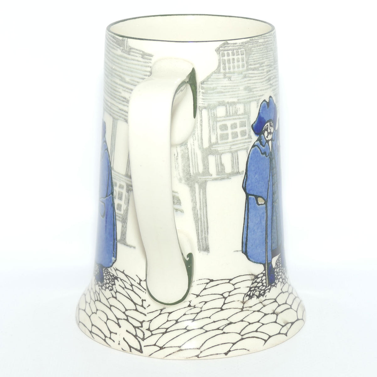 Royal Doulton Nightwatchman ale tankard D4746 | Blue and White