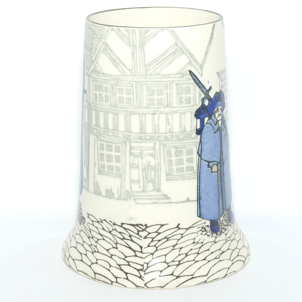 Royal Doulton Nightwatchman ale tankard D4746 | Blue and White