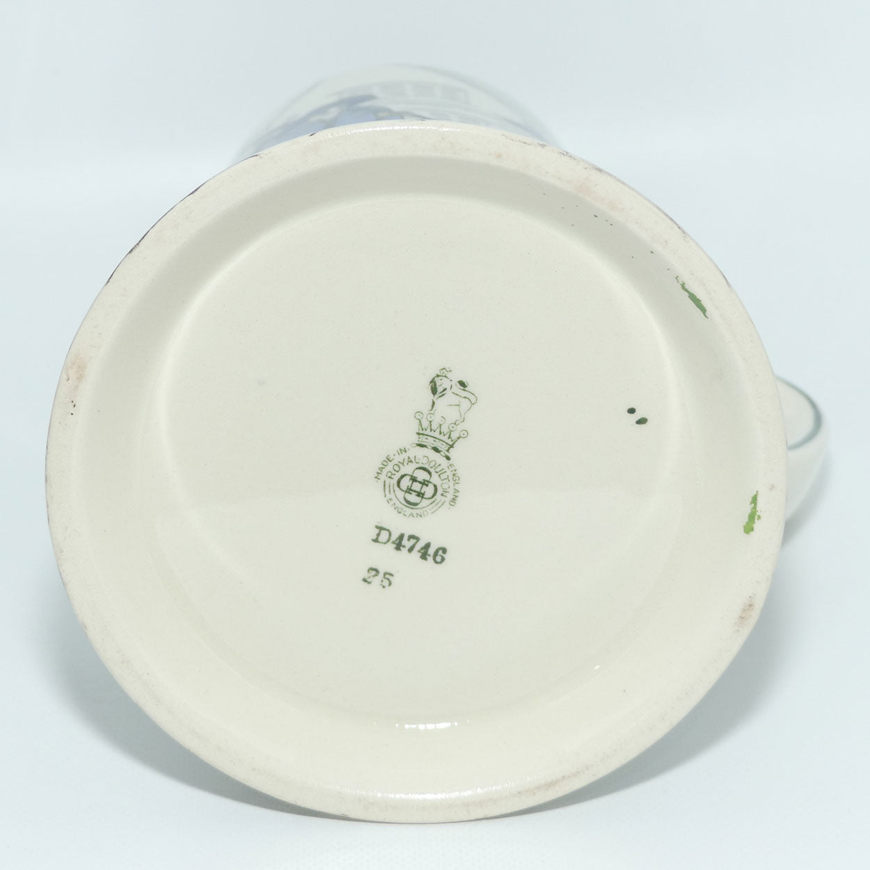 Royal Doulton Nightwatchman ale tankard D4746 | Blue and White