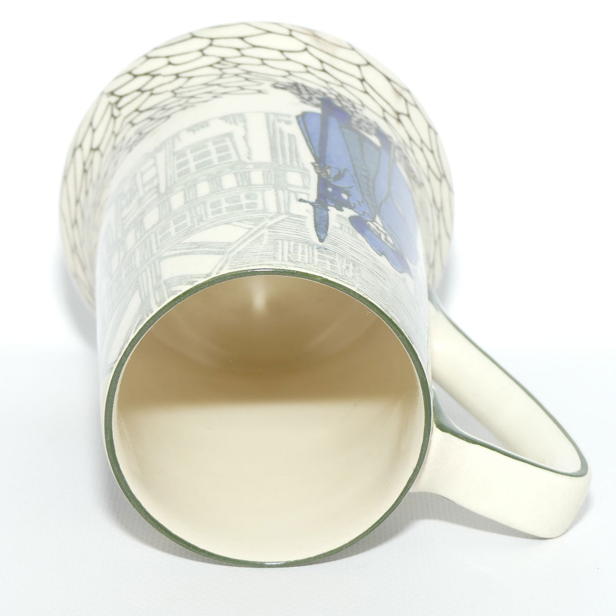 Royal Doulton Nightwatchman ale tankard D4746 | Blue and White