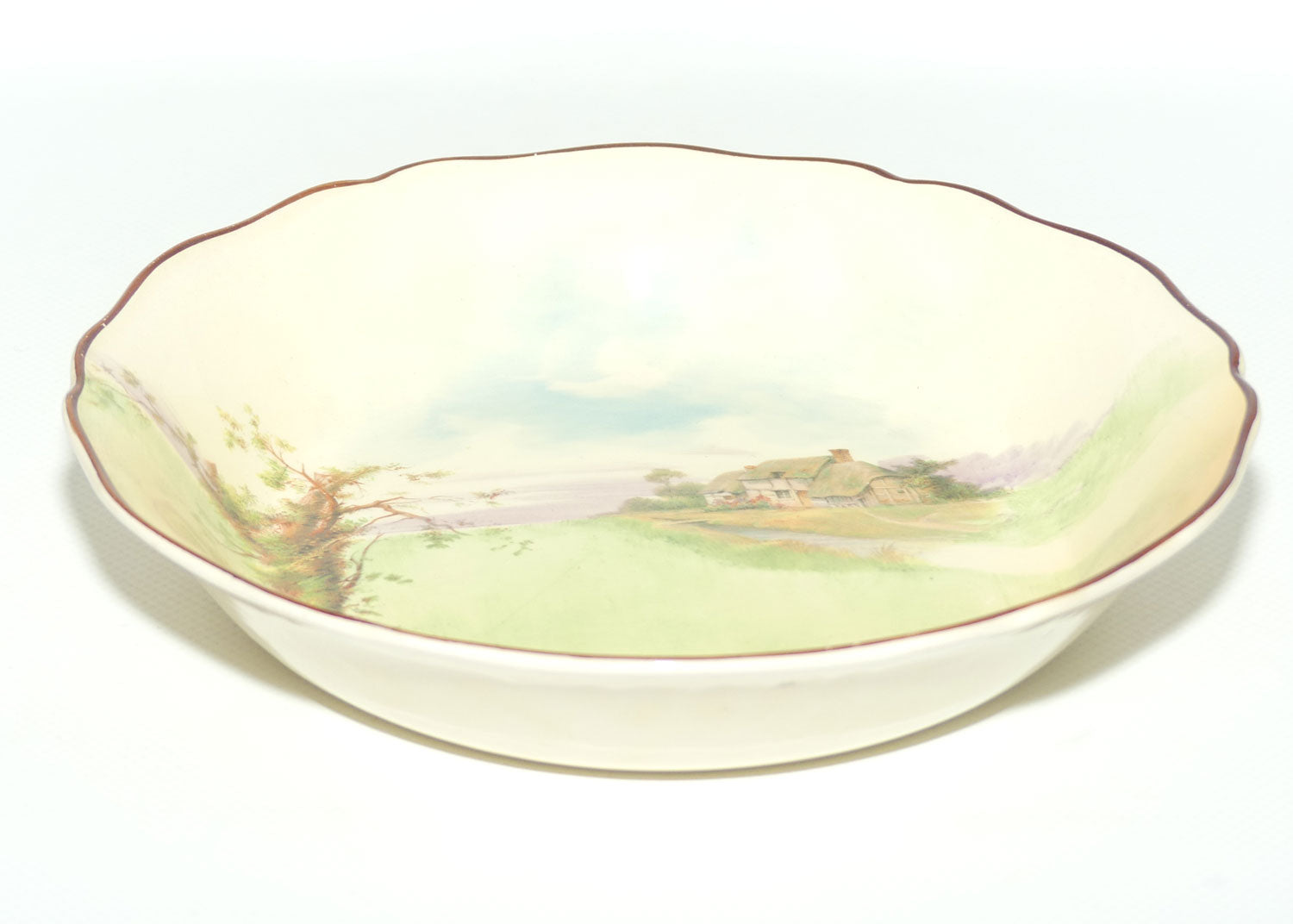 Royal Doulton English Cottages A round bowl | 19.5cm diameter | D4987