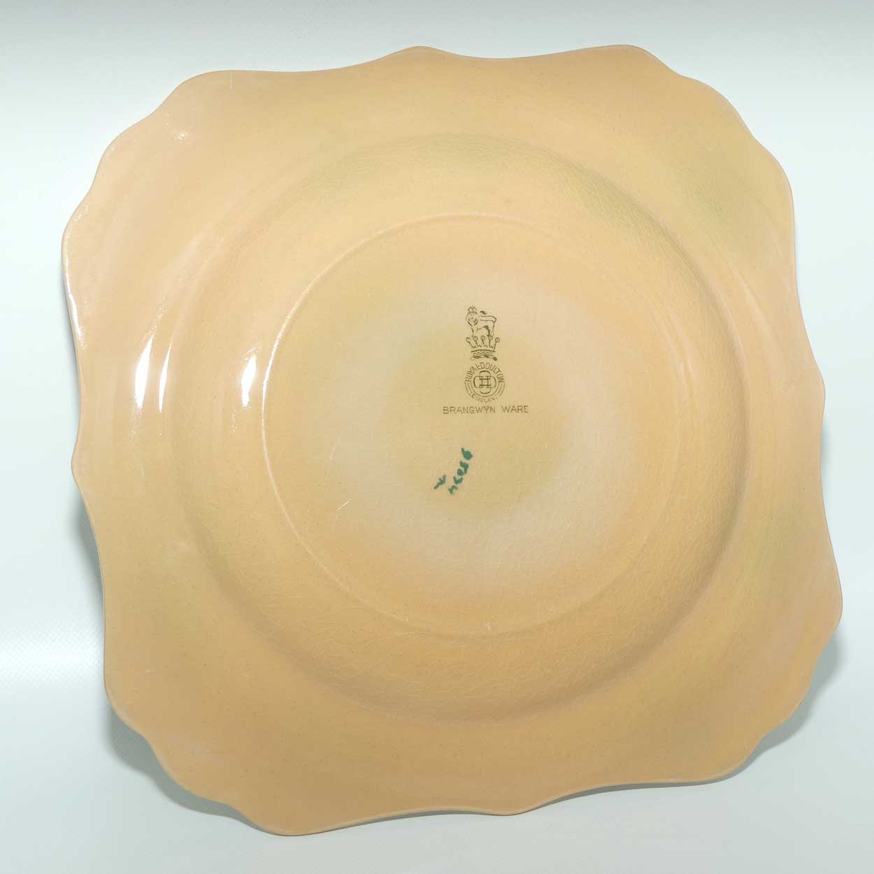 Royal Doulton Art Deco Brangwyn Ware plate | Square | D5034