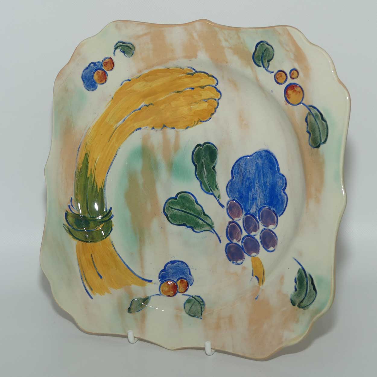 Royal Doulton Art Deco Brangwyn Ware plate | Square | D5034