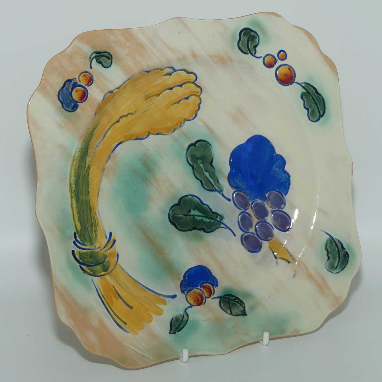 Royal Doulton Art Deco Brangwyn Ware plate | Square | D5034