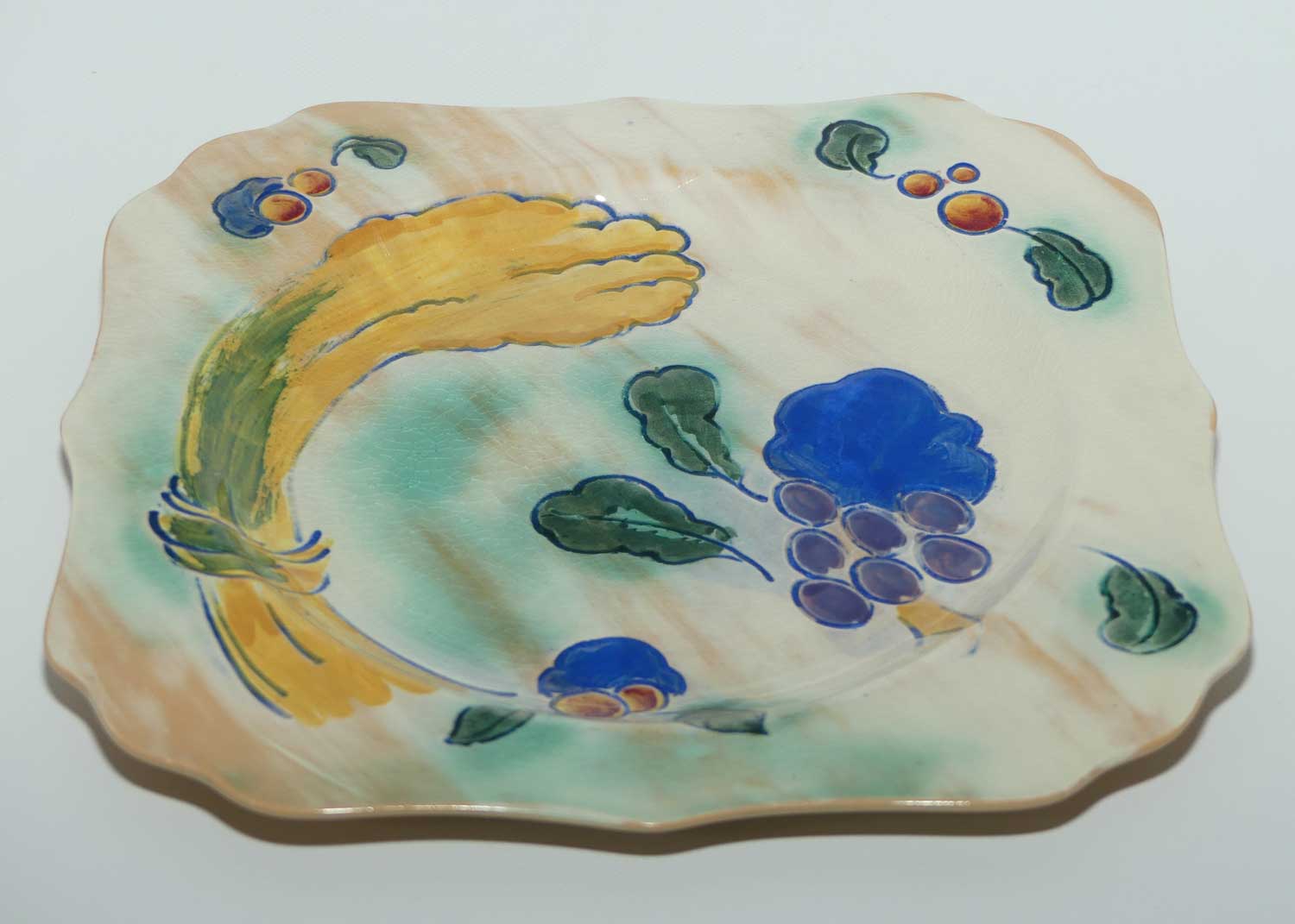 Royal Doulton Art Deco Brangwyn Ware plate | Square | D5034