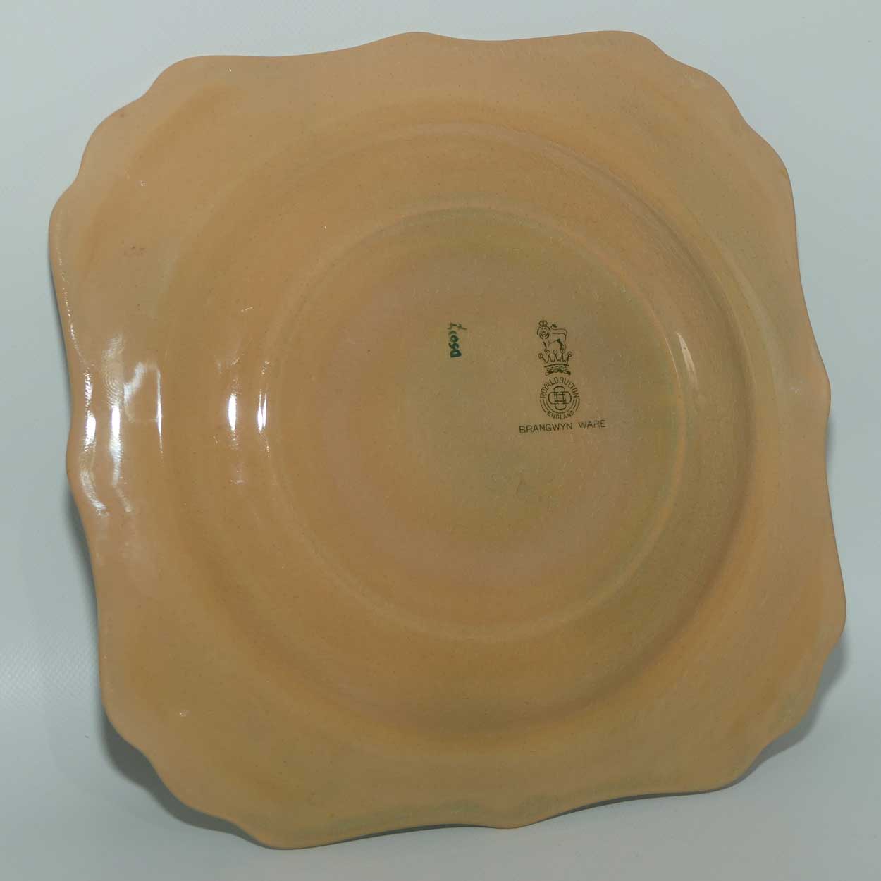 Royal Doulton Art Deco Brangwyn Ware plate | Square | D5034