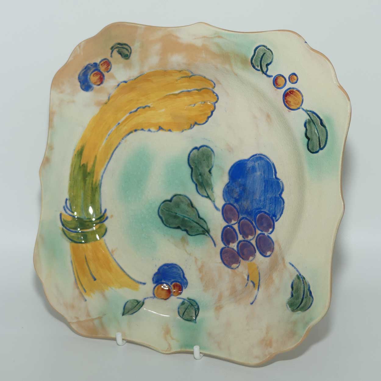 Royal Doulton Art Deco Brangwyn Ware plate | Square | D5034