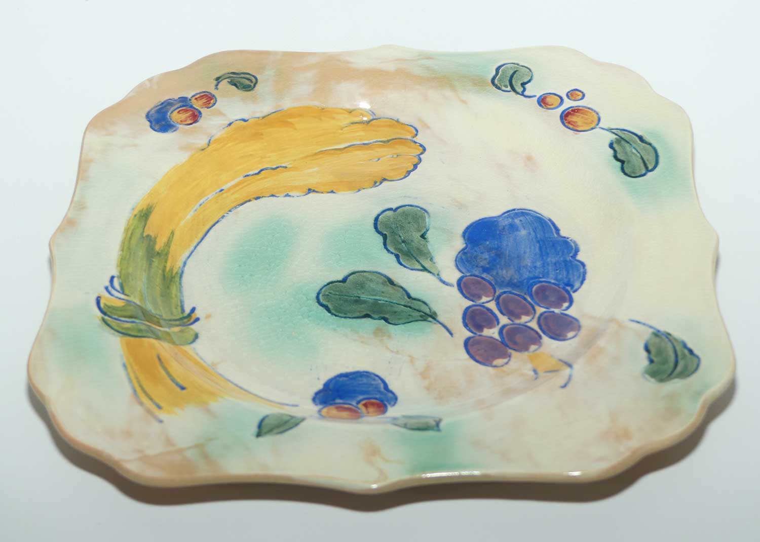 Royal Doulton Art Deco Brangwyn Ware plate | Square | D5034