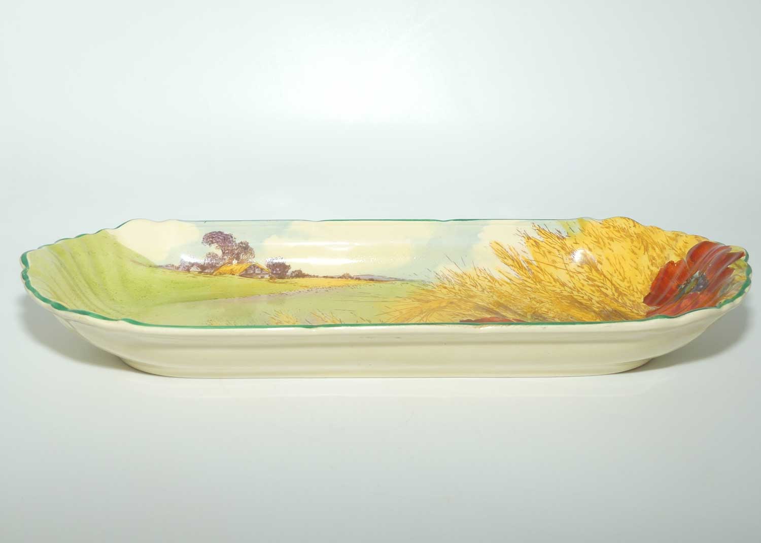 Royal Doulton Poppies in Cornfield celery tray D5097 | Astor shape