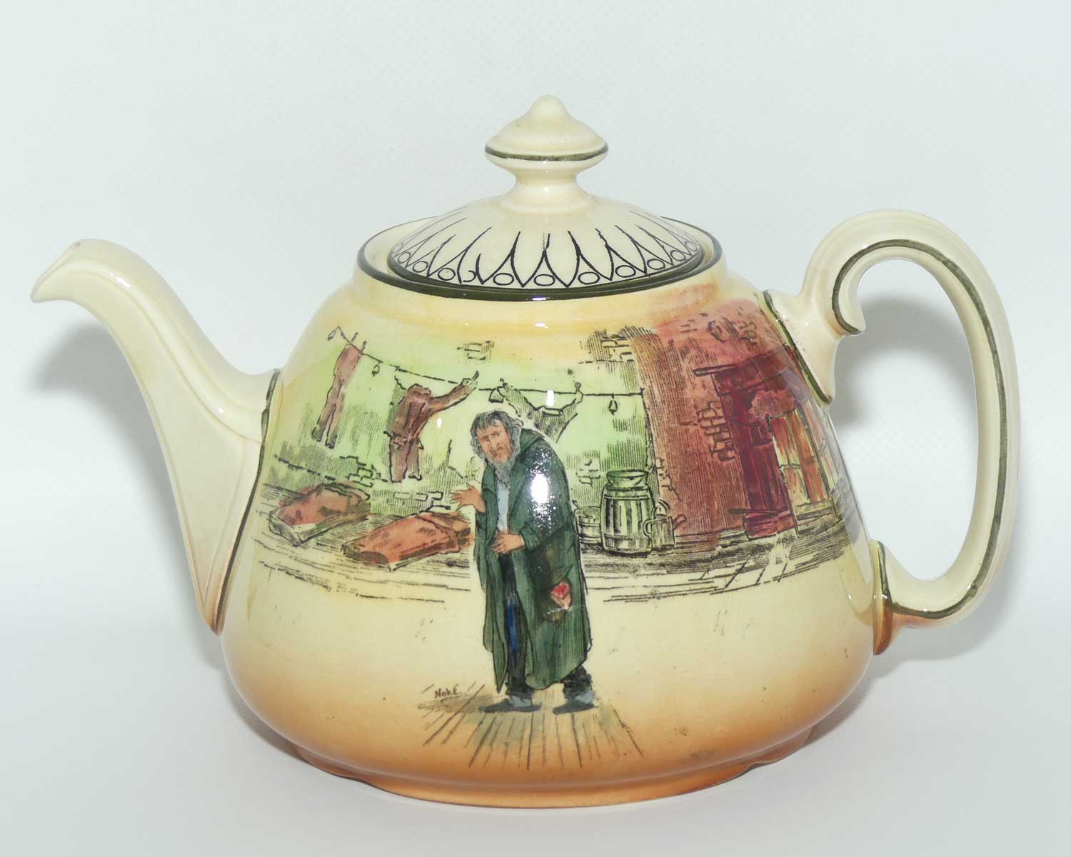 Royal Doulton Dickens Fagin teapot D5175 | Joan shape
