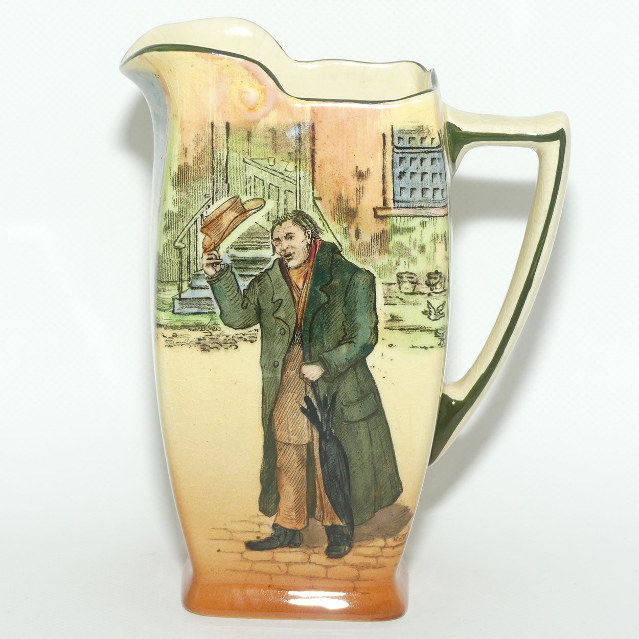 Royal Doulton Dickens Mr Squeers Friar shape jug D5175