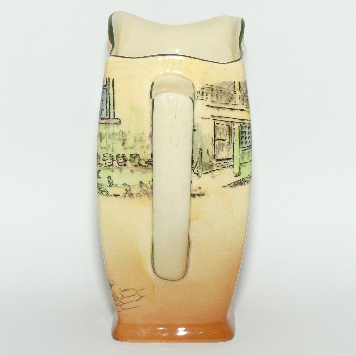 Royal Doulton Dickens Mr Squeers Friar shape jug D5175