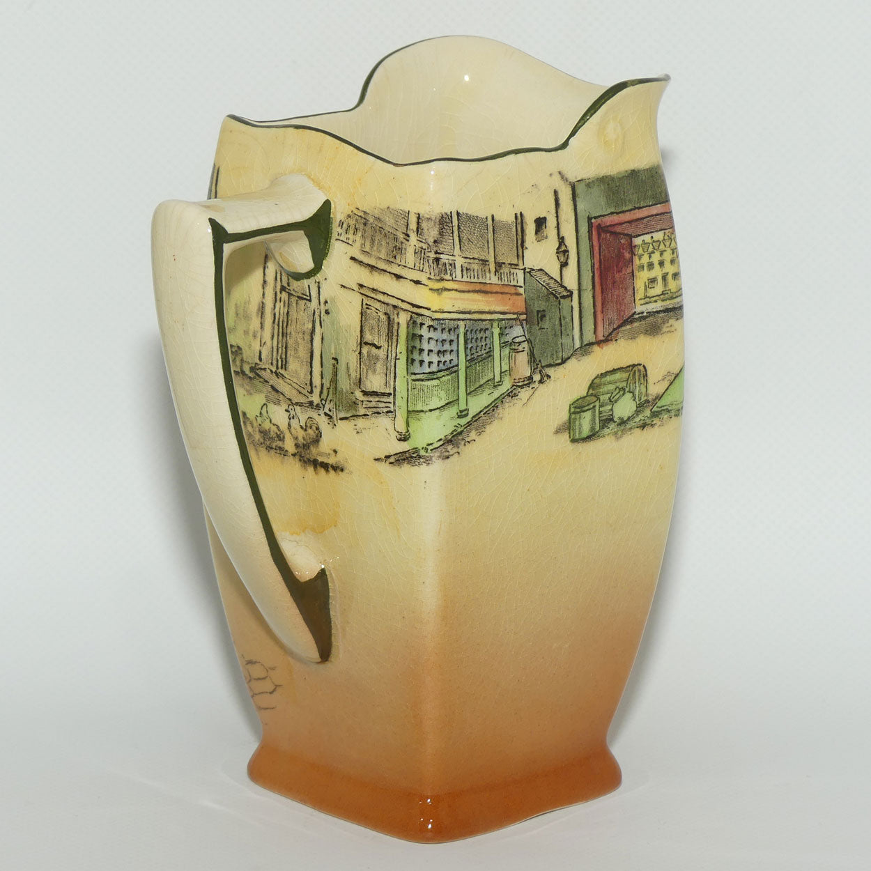 Royal Doulton Dickens Mr Squeers Friar shape jug D5175