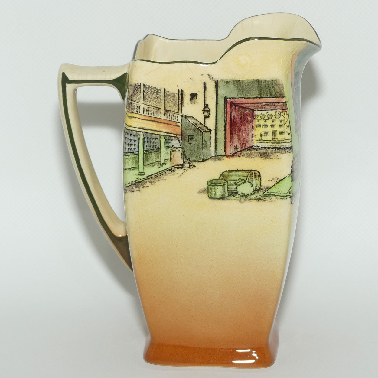 Royal Doulton Dickens Mr Squeers Friar shape jug D5175