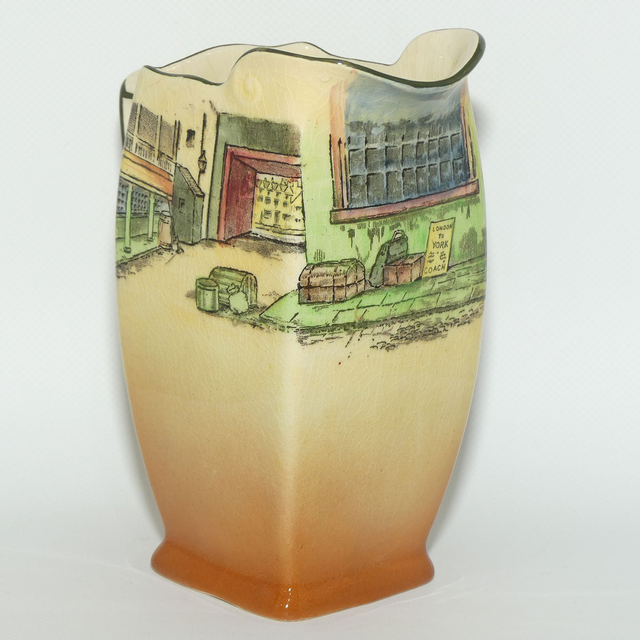 Royal Doulton Dickens Mr Squeers Friar shape jug D5175