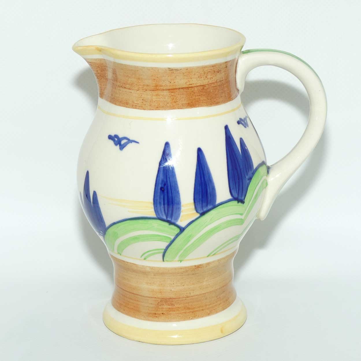 Royal Doulton Art Deco Woodland pattern jug D5352