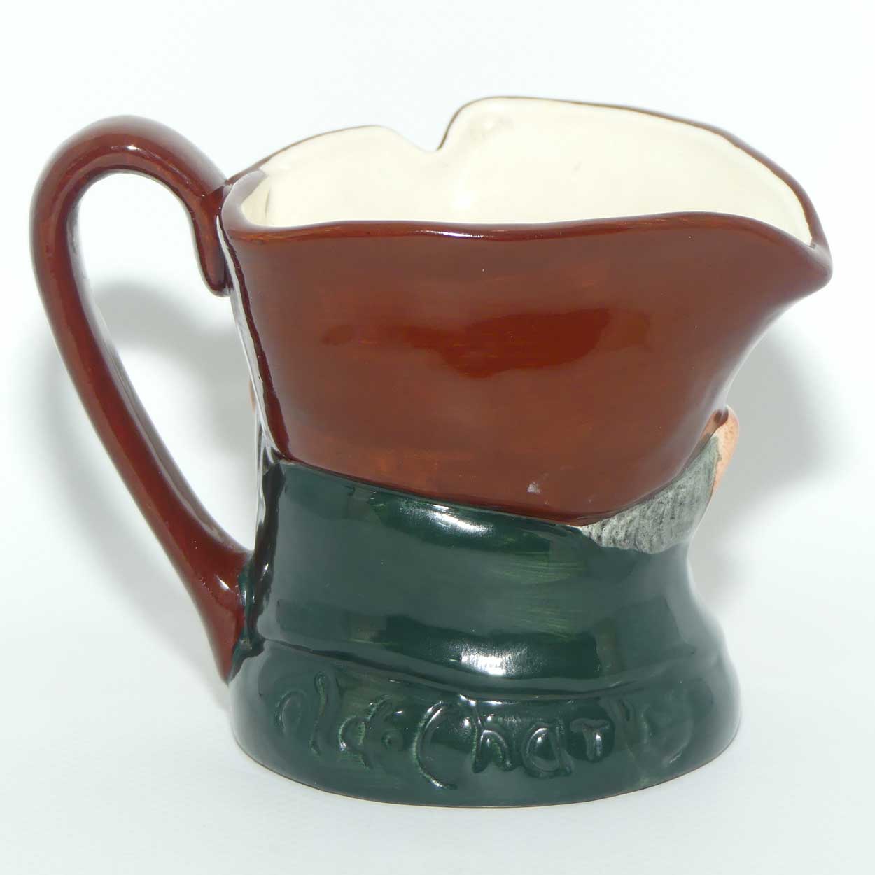 D5527 Royal Doulton small character jug Old Charley | 1970s stamp