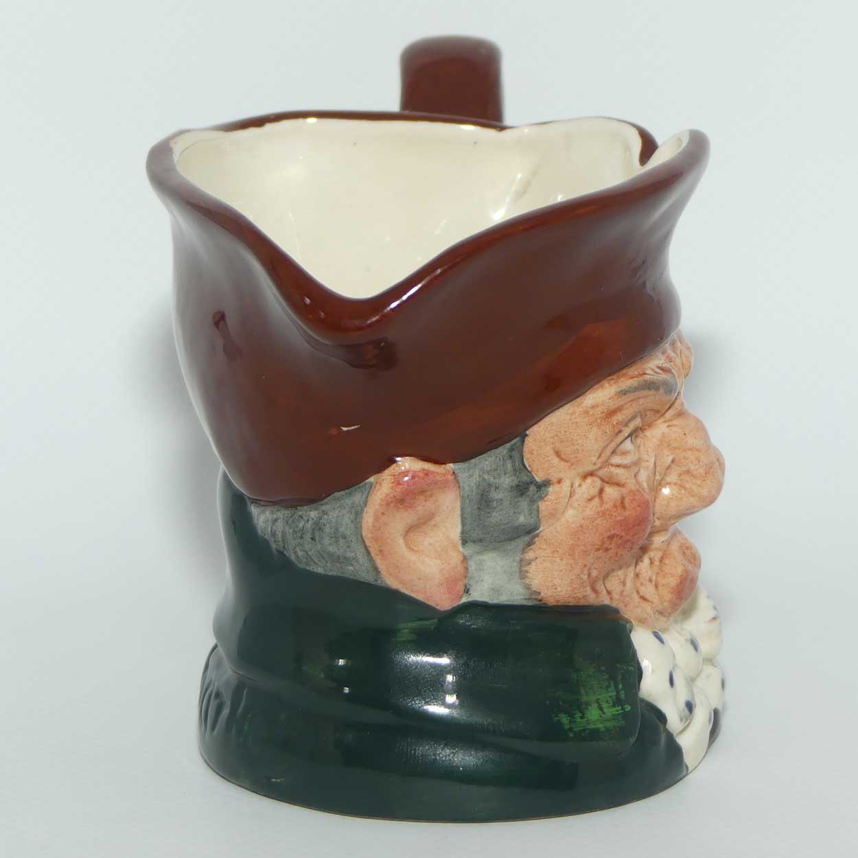 D5527 Royal Doulton small character jug Old Charley | 1970s stamp