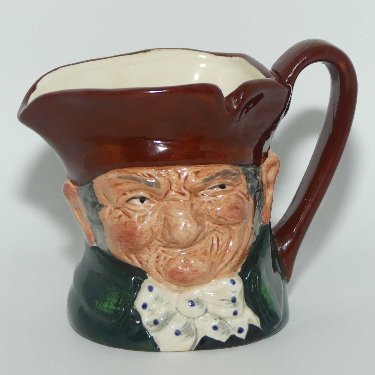 D5527 Royal Doulton small character jug Old Charley | 1970s stamp