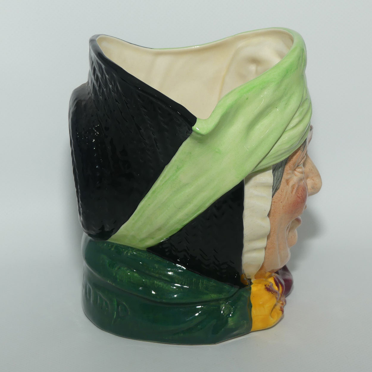 D5451 stamped D5528 Royal Doulton large character jug Sairey Gamp | misstamped