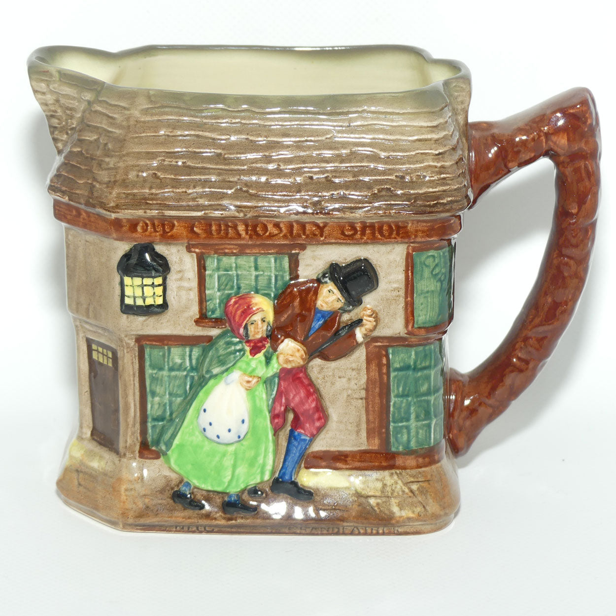 Royal Doulton Dickens G Low Relief Old Curiosity Shop jug | Nell, her grandfather and the Marchioness D5584 | #3