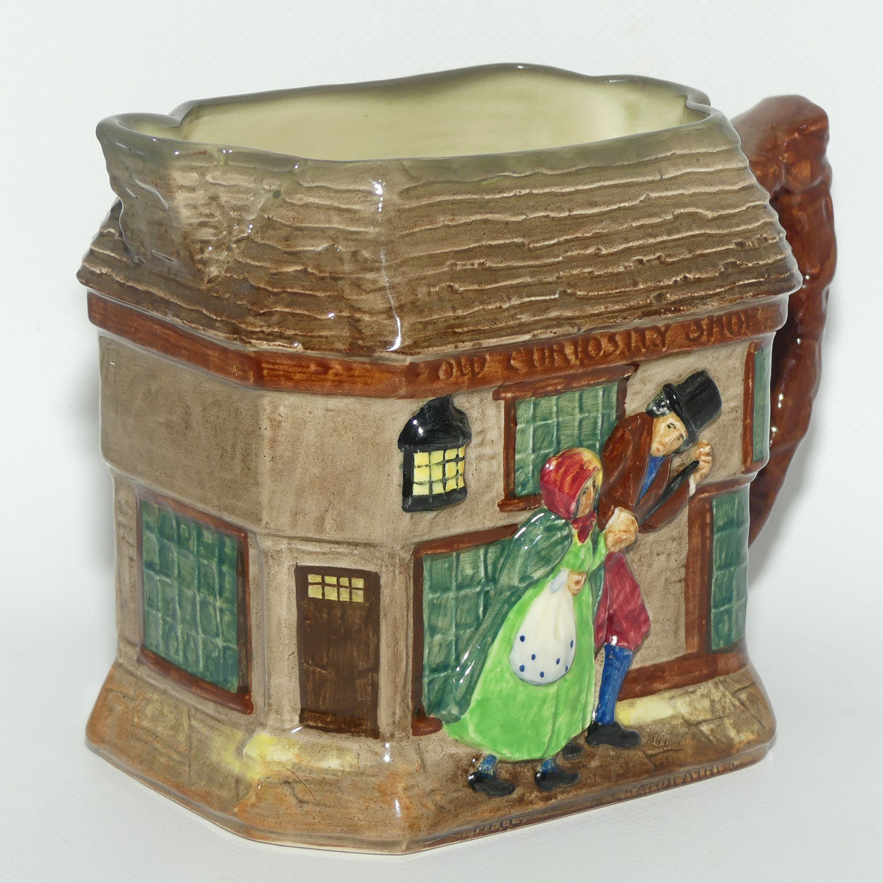 Royal Doulton Dickens G Low Relief Old Curiosity Shop jug | Nell, her grandfather and the Marchioness D5584 | #3