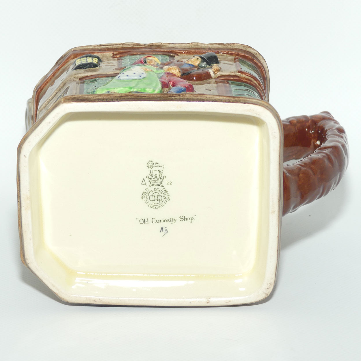 Royal Doulton Dickens G Low Relief Old Curiosity Shop jug | Nell, her grandfather and the Marchioness D5584 | #3