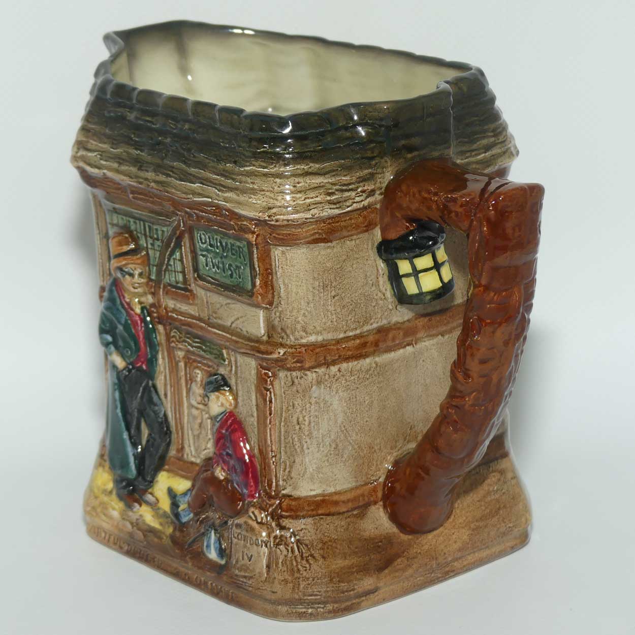 Royal Doulton Dickens G Low Relief Oliver Twist jug | Oliver, Artful Dodger, Fagin and Bumble | D5617 | #2