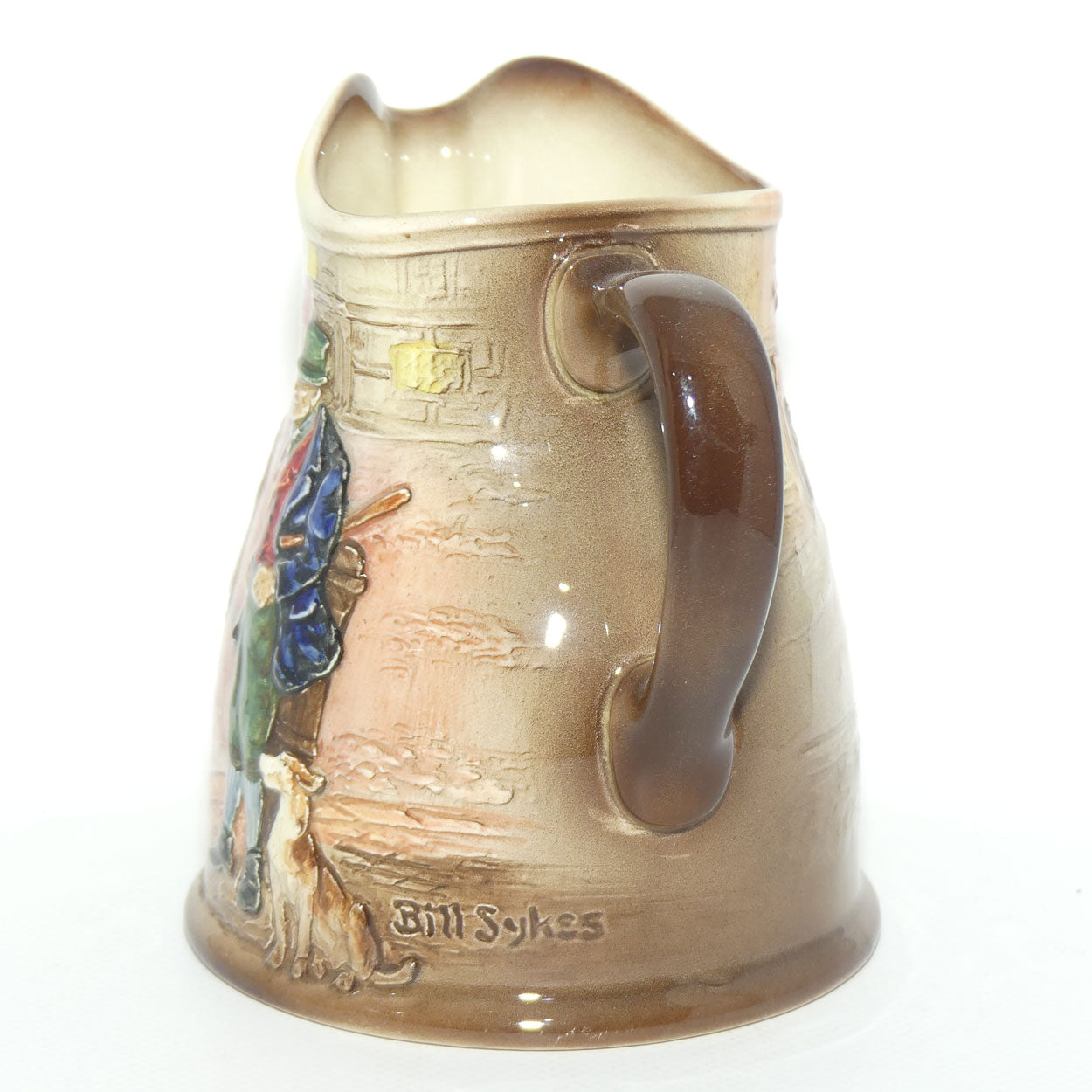 Royal Doulton Dickens E Low Relief Bill Sykes jug D5833 | scarce