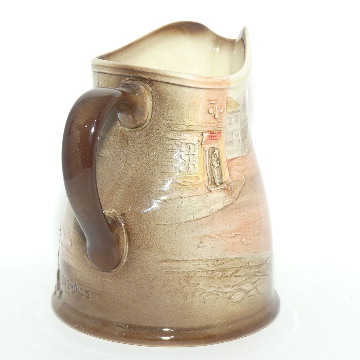 Royal Doulton Dickens E Low Relief Bill Sykes jug D5833 | scarce