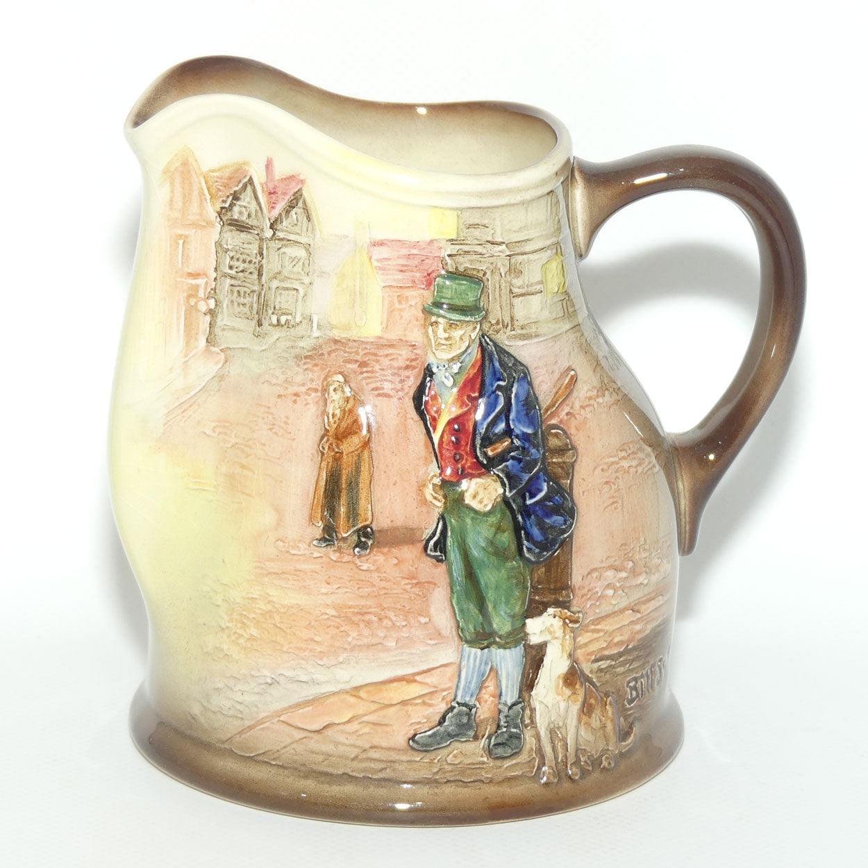 Royal Doulton Dickens E Low Relief Bill Sykes jug D5833 | scarce