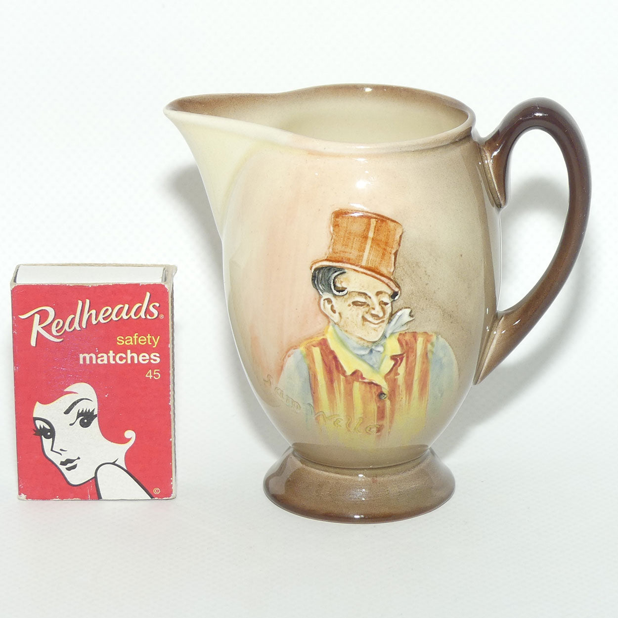 Royal Doulton Dickens Sam Weller low relief milk jug D5833