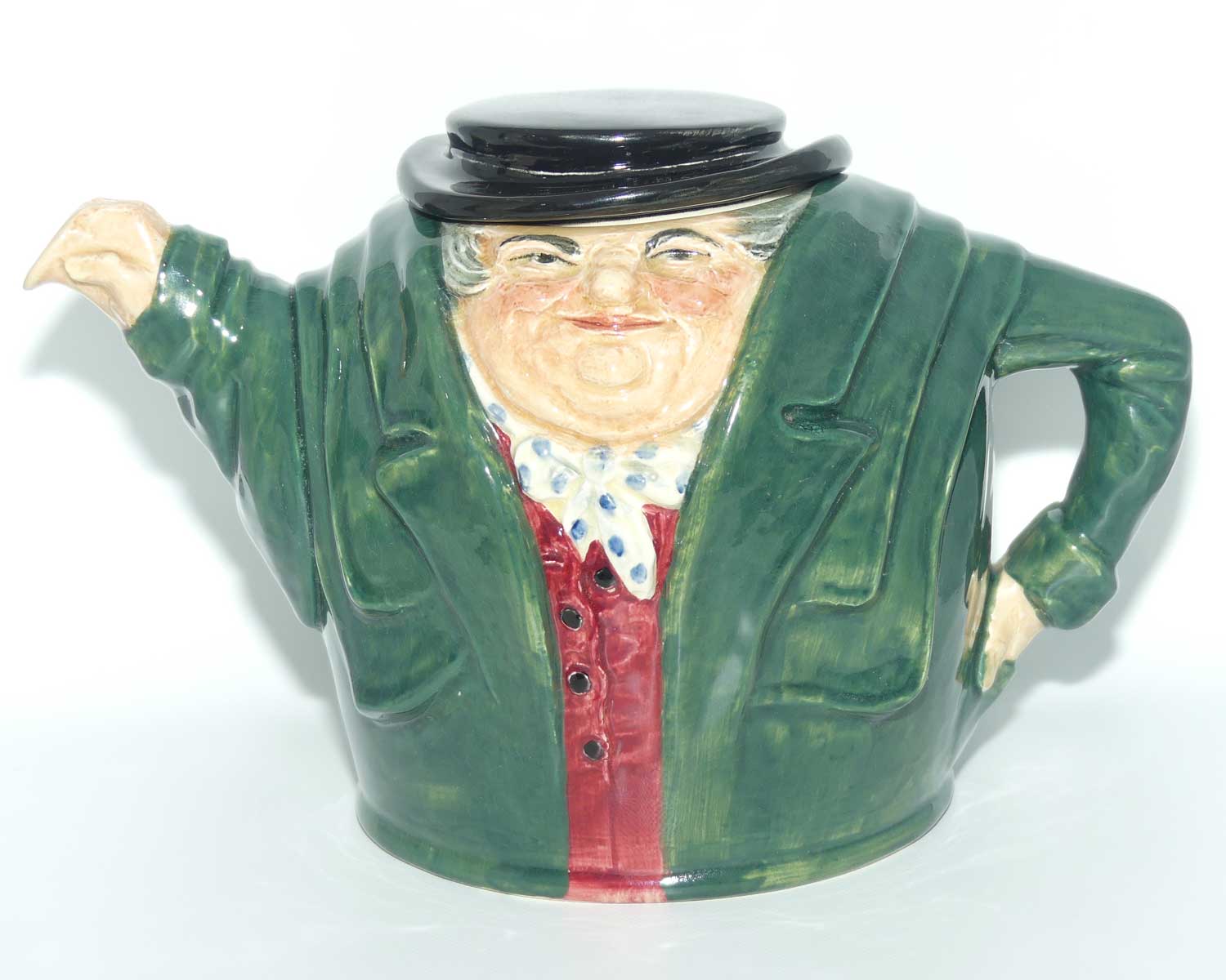 D6016 Royal Doulton Tony Weller character tea pot | character jug derivative