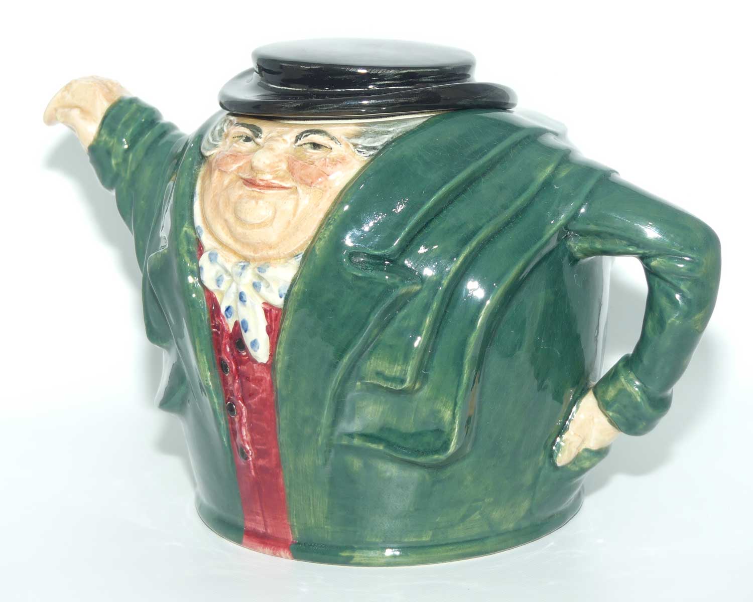 D6016 Royal Doulton Tony Weller character tea pot | character jug derivative