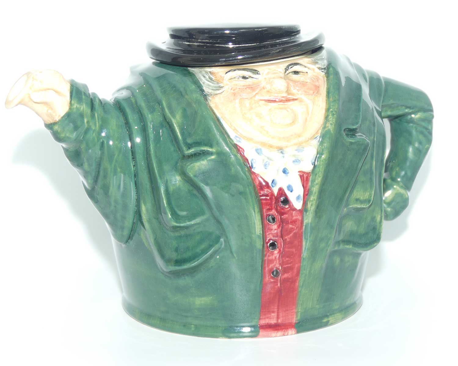 D6016 Royal Doulton Tony Weller character tea pot | character jug derivative