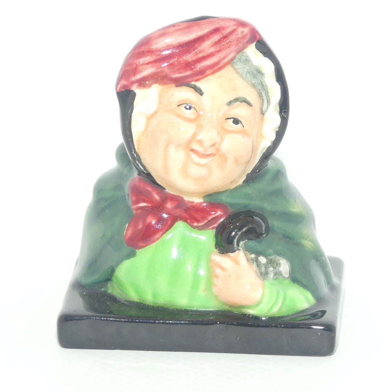 D6047 Royal Doulton Dickens character miniature bust Sairey Gamp | Character and Toby Jug interest