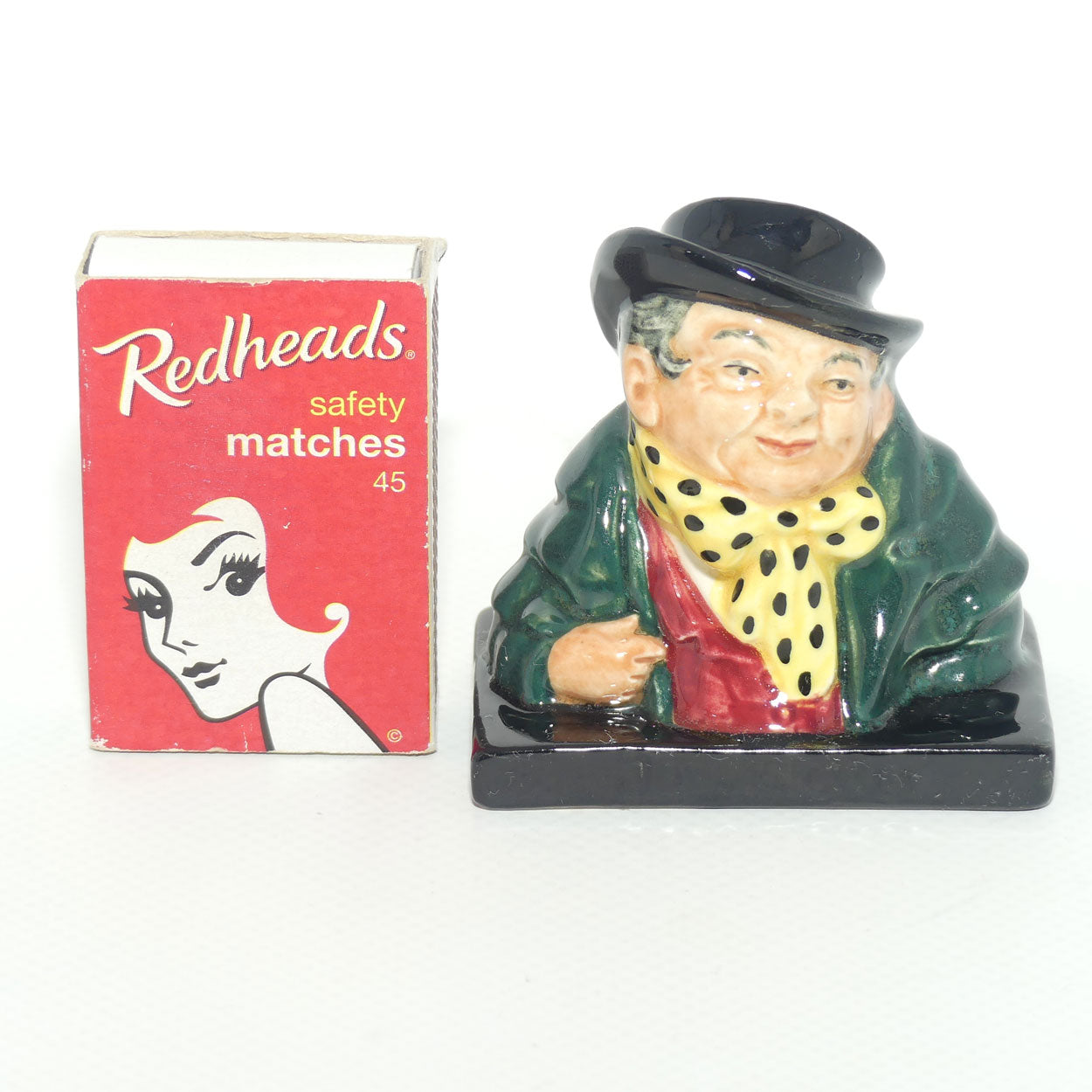 D6051 Royal Doulton Dickens character miniature bust Tony Weller | Character and Toby Jug interest #2