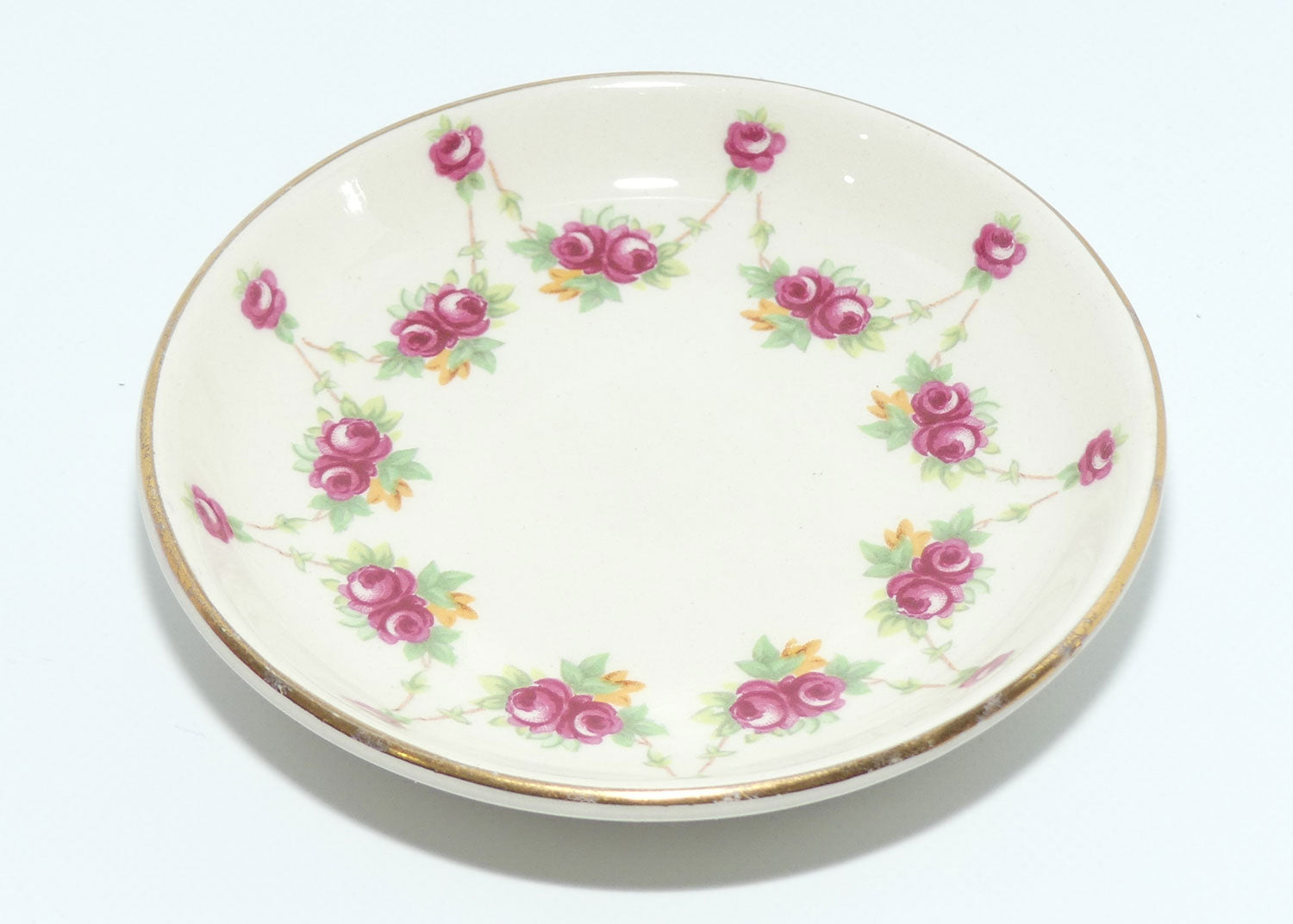 Royal Doulton Rosebud Garland D6055 pin dish