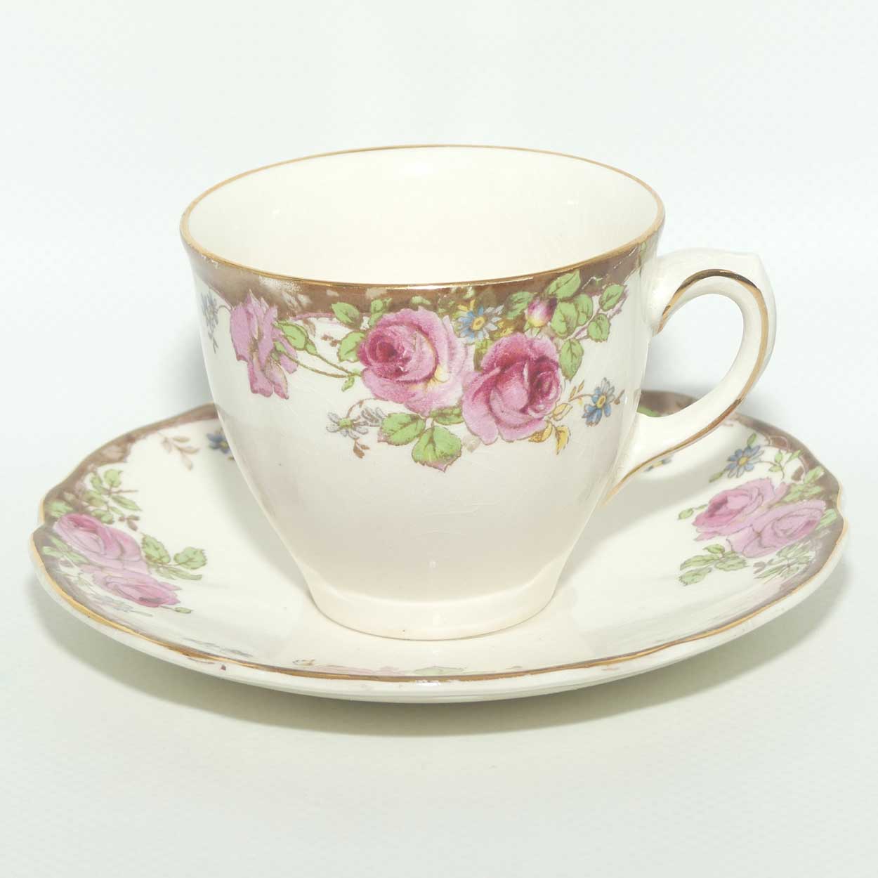 Royal Doulton English Rose set of 6 duos D6071 | Coffee size