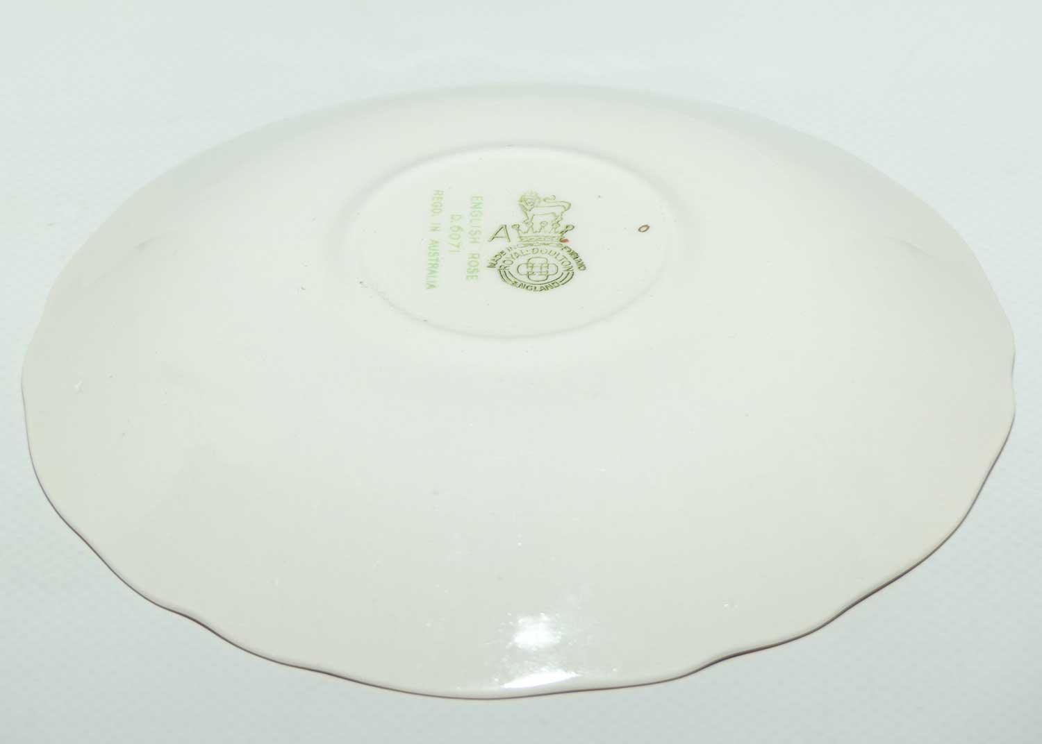 Royal Doulton English Rose tea saucer D6071