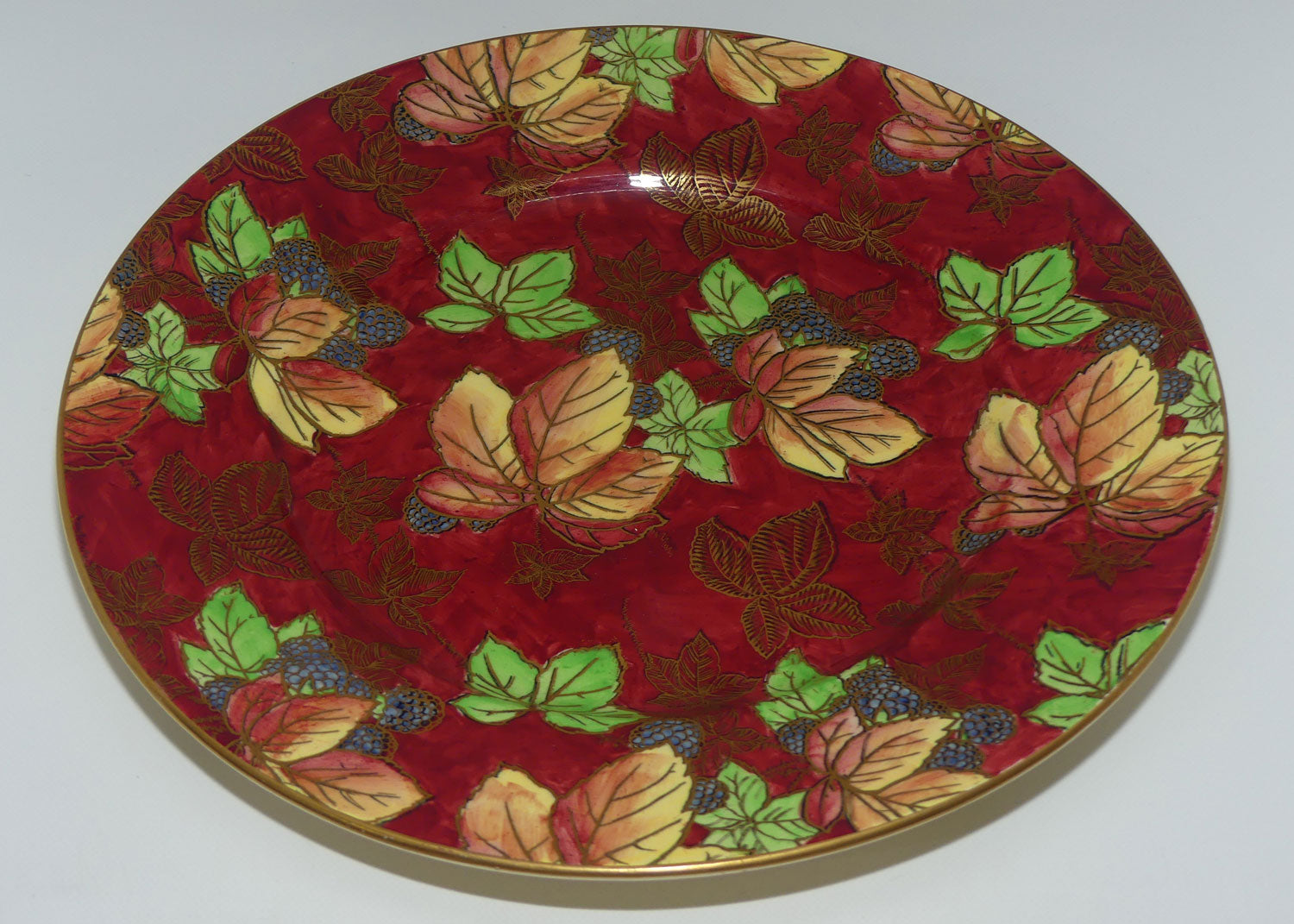 Royal Doulton Flowers, Fruit and Trees plate | Blackberries D6081