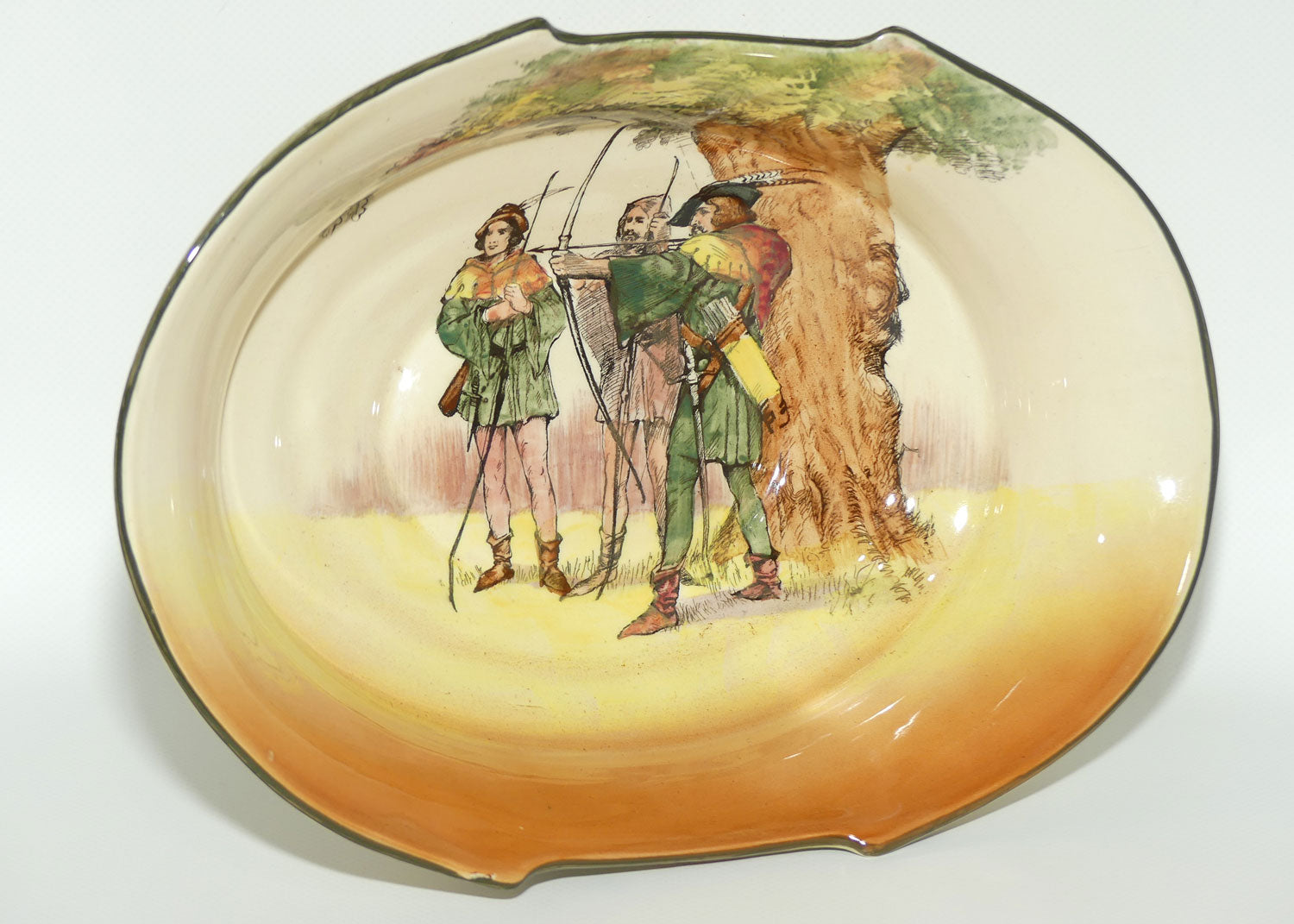 Royal Doulton Under the Greenwood Tree | oval shape cut out bowl | D6094