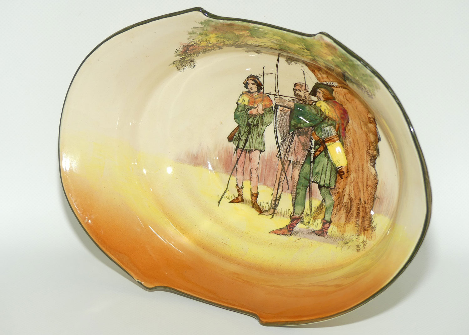 Royal Doulton Under the Greenwood Tree | oval shape cut out bowl | D6094