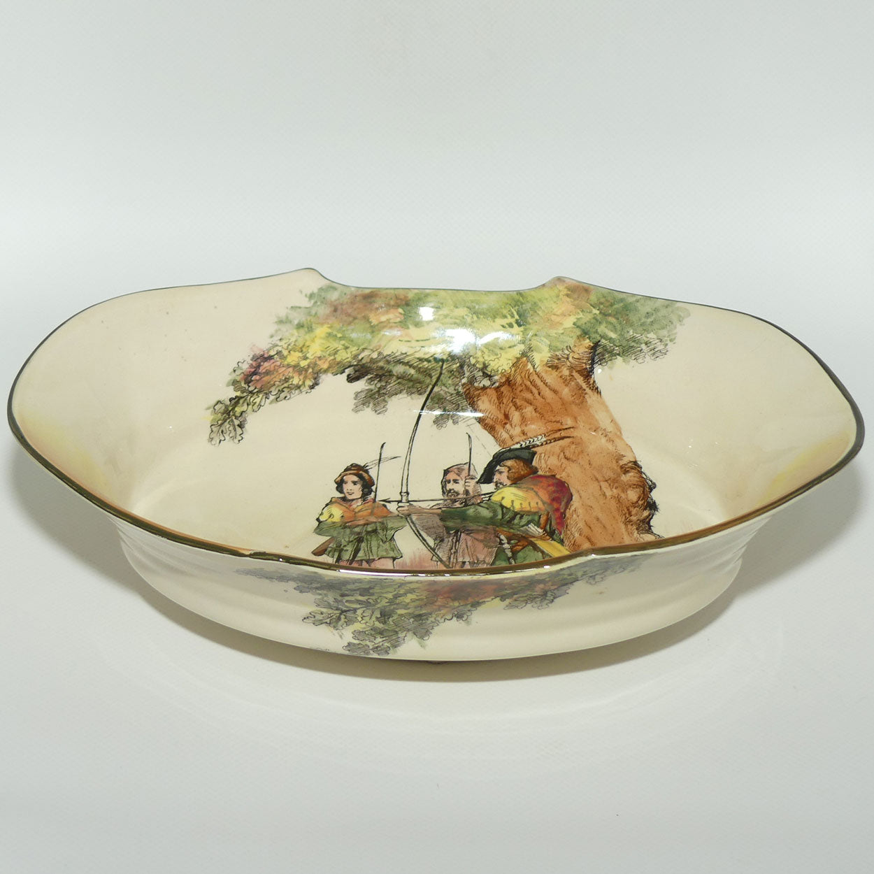Royal Doulton Under the Greenwood Tree | oval shape cut out bowl | D6094
