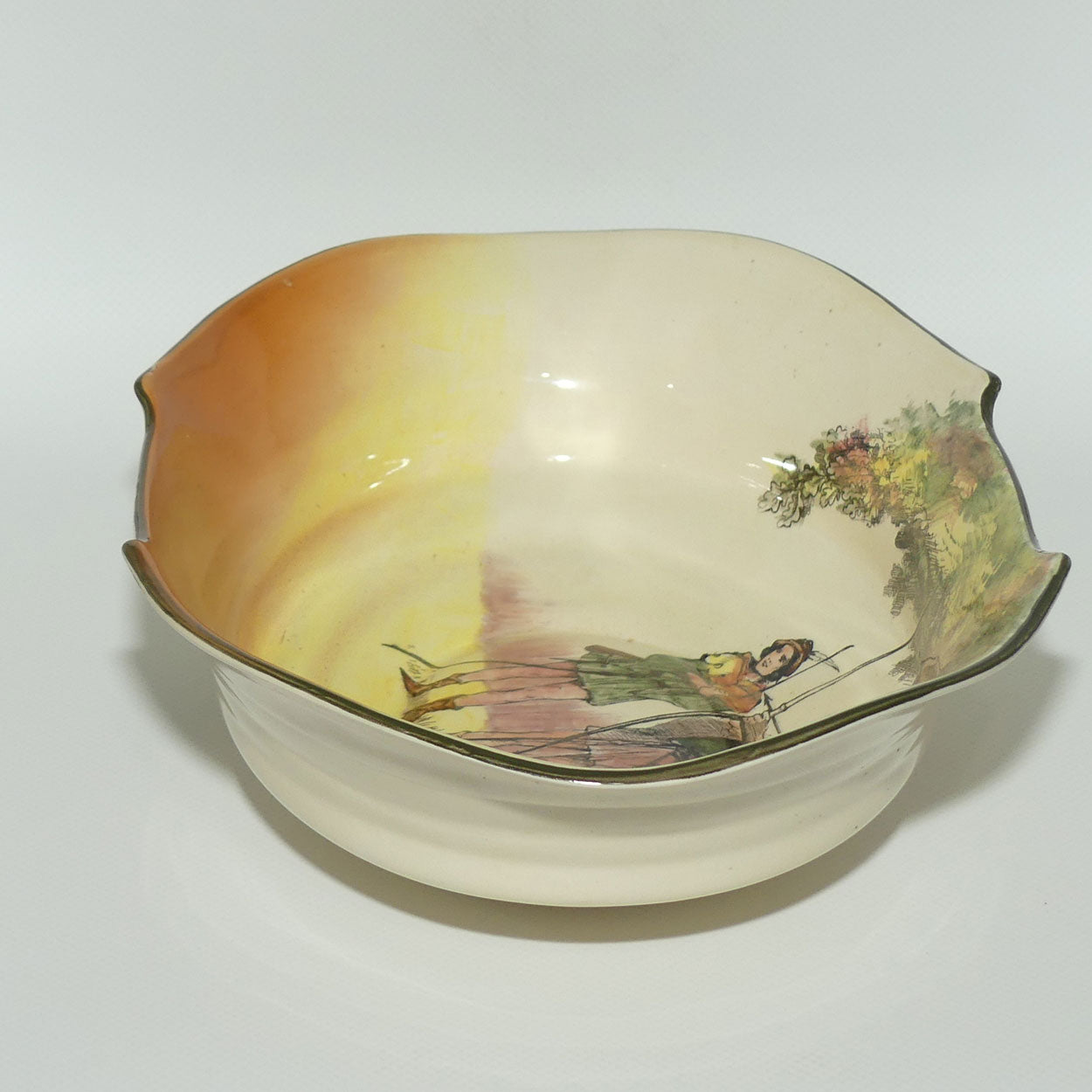 Royal Doulton Under the Greenwood Tree | oval shape cut out bowl | D6094