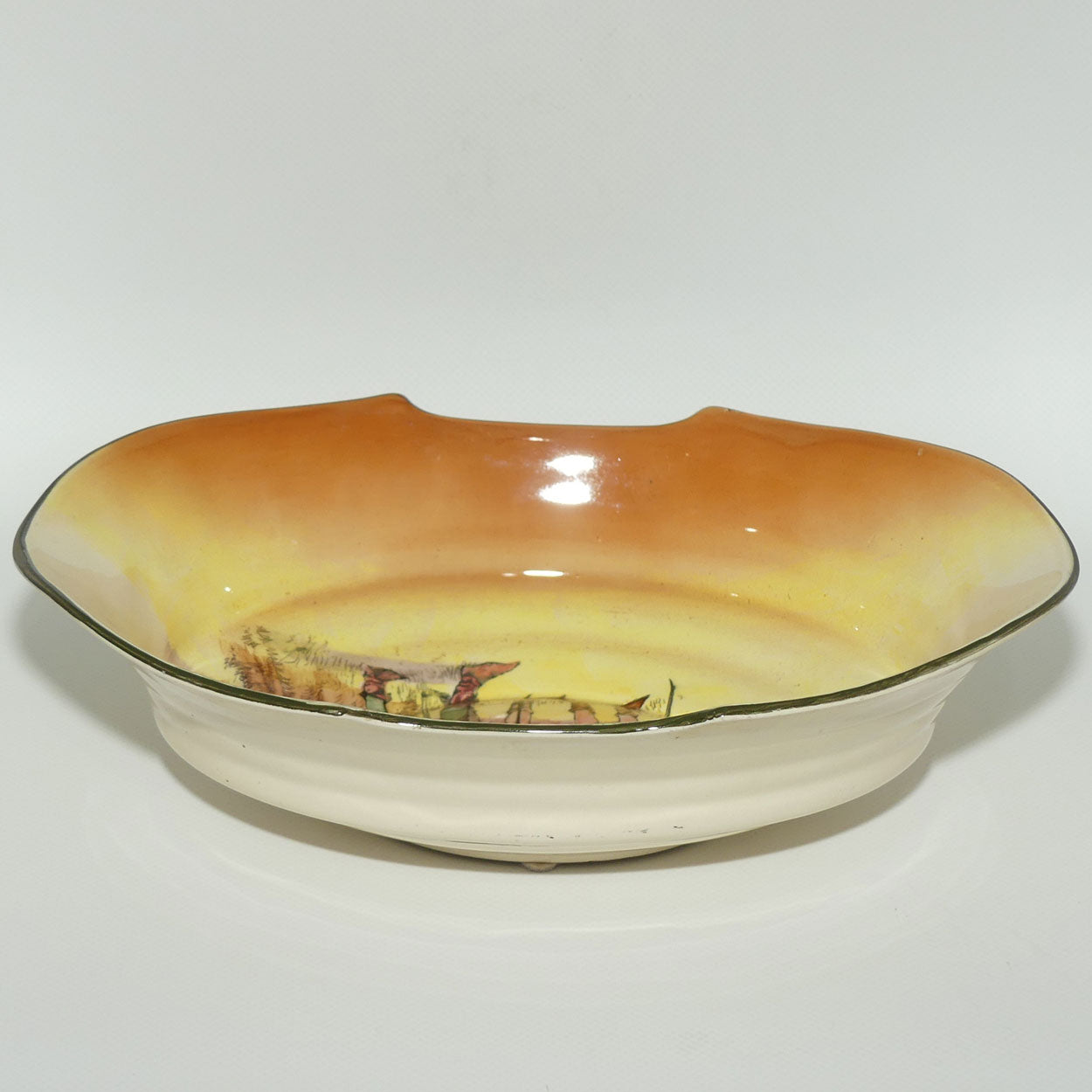 Royal Doulton Under the Greenwood Tree | oval shape cut out bowl | D6094