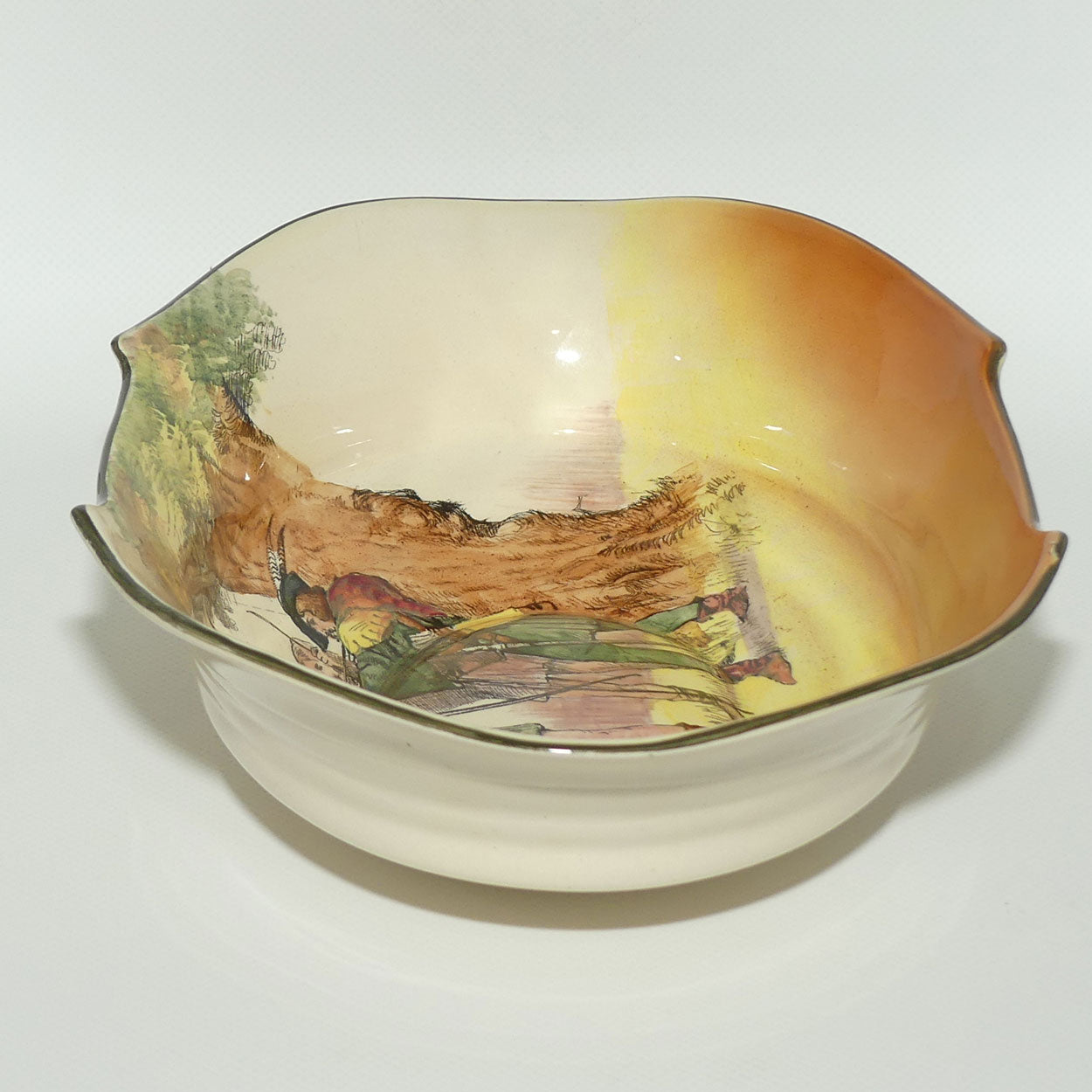 Royal Doulton Under the Greenwood Tree | oval shape cut out bowl | D6094